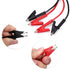 Sumnacon Dual Ended Crocodile Alligator Clips, 15A Test Lead Wire Cable with Insulators, 2 Pcs 3.3 ft/1m