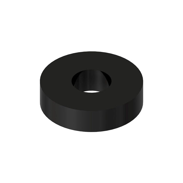 Black Nylon Spacer 1/8inches Thick, 1/2inches OD 0.194inches ID, 50 Pack for VEX Robotics