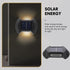 8 Bulbs, INOOMP Waterproof Solar Wall Light with Warm LED Outdoor Garden Yard Fence Wall-Mounted Solar Lamp for Porch