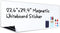 HAMIGAR Magnetic Whiteboard Contact Paper 23.6" X 39.4", Peel and Stick Wallpaper for Wall Dry Erase Board