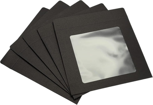 PATIKIL Full Face Window Envelopes 10 Pack 7'' Clear Single Sided for Mailing Photos, Statements & Catalogs