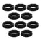 Klyeola 10Pcs E12 Light Socket Rings, Plastic Lamp Shade Holder Adapter, Threaded Collar