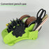Green Multi-Roll Heat Tape Dispenser, Semi-Automatic for Heat Transfer Tape, 1" and 3" Core