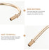 Homoyoyo Desk Lamp, Elbow Table Lamp Stem Parts for DIY Lamp Making Kit with Curved Tubing and Accessories