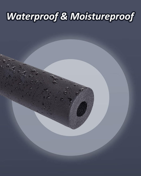 Pipe Insulation Foam Tube, 3/4 Inch ID, 6FT Foam Tubing for AC Unit, Guitar Stands, Exercise Machines