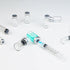 2ml Glass Vials for Injection with Self Healing Injection Port, Transparent Sealed, Empty Vials for Injection (10, 2ml)