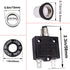 smseace 3Amp Electric Button Breaker, 125/250VAC Thermal Overload Protector with Manual Reset
