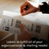 Premium Label Supply White Sticker Address Labels – 2" x 4" – 25 Sheets (10 per Sheet) – 250 Total Adhesive Labels