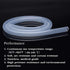 Quickun Pure Silicone Tubing, 3/4" ID x 1" OD High Temp Food Grade Tube for Home Brewing, Wine Making, Aquaponics, Air