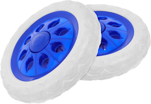 ARTIBETTER 2pcs Replacement Wheels for Folding Grocery Shopping Cart Sturdy Plastic Rolling