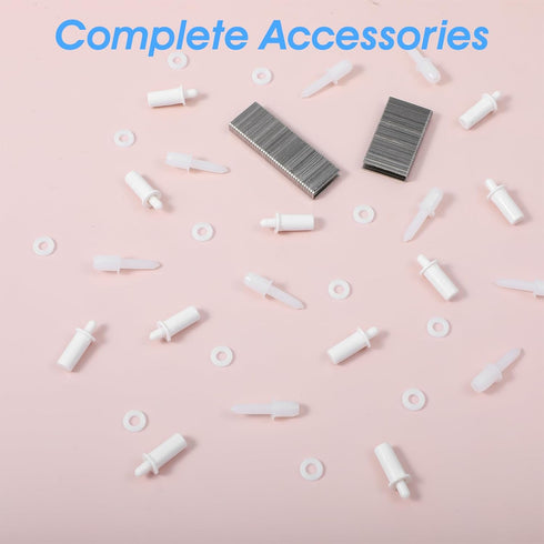 XLIUAX 125 Pcs Shutter Repair Kit, Plantation Shutters Fixing Windows Louver Kits Plantation Shutters for Windows