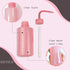 Sotica Wash Bottles: 3pcs Pink Squeeze Bottles, 8oz Narrow Mouth Squirt Bottles for Tattoo and Lab