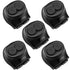 5 Pcs Insulated Multi Cable Connectors - 2 Port Single Entry Splice Electrical Power Connector Black