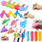 Pencil Grippers for Kids Handwriting, 20Pcs Ergonomic Grip Posture Correction Tools for Children