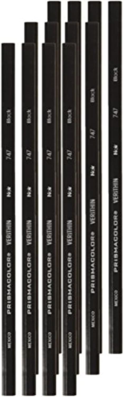 Prismacolor Verithin Colored Pencil - Black (2454)