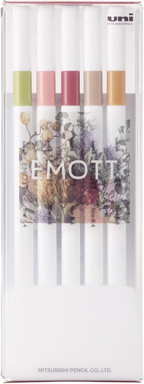 Uni EMOTT No.10 5 Colors Set, Botanical Color (PEMSY5C.NO10)