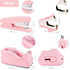Desk Accessory Kit, Includes Stapler, Staples, Remover, Tape Dispenser, Scissors, Paper Clips, Hole Punch