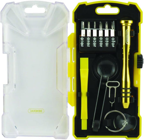 General Tools 660 iPhone Repair Kit, 17 Piece Set for Smart Phones, Tablets & Other Electronic Devices
