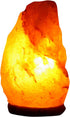 9-11lbs Natural Himalayan Salt Lamp with On/Off Cord & Wooden Base Hand-Carved