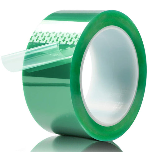 Powder Coating Tape, PET Tape with Silicone Adhesive, 2" x 36yd for Baking & Painting