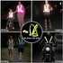 Reflective Safety Vest 2pcs, High Visibility Adjustable Straps for Outdoor Jogging, Cycling, Walking
