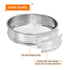 PATIKIL 140 Mesh Lab Sieve - 8" Diameter Test Sieve with 304 Stainless Steel Wire Cloth
