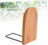 Retractable Bamboo Bookends - Elegant Desk Organizer for Home and Office