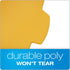 Oxford Write & Erase Plastic Binder Dividers, 8 Tab, Write On Tabs, Erase with Ballpoint Pen, 3 Sets, Asstd. Colors