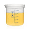 ULAB Stackable Graduated Plastic Beakers, 2000ml (68oz) Volume, Easy-to-Read Blue Printings, UBP1017