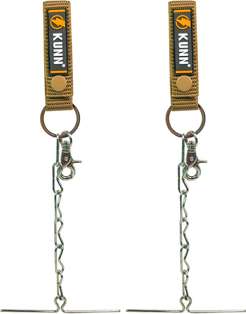KUNN Electrical Tape Holder - Dual-Use Tape Thong, Enhanced Fast Tape Holder Chain for Tool Belt