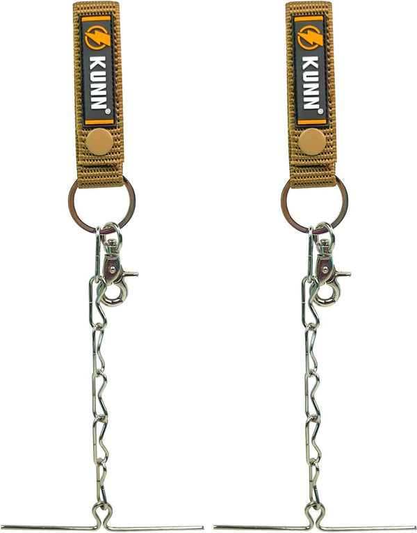 KUNN Electrical Tape Holder - Dual-Use Tape Thong, Enhanced Fast Tape Holder Chain for Tool Belt