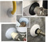 Wall Flange Cover Collars: Plastic Radiator Pipe Collars, 4 Pieces for Water Pipe Drain Line Flange Decoration (12)