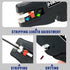 HKS Automatic Wire Stripper Tool - 2 in 1 for 32-7 AWG Wire Stripping & Cutting, Length Range 0.25-1 inch