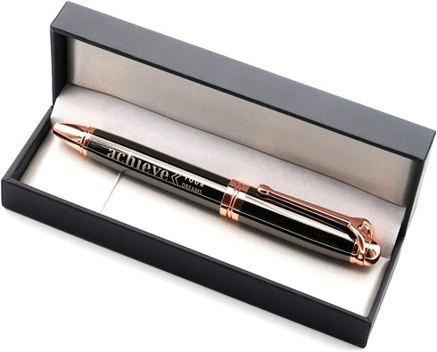 Inkstone Achieve Your Dreams Luxury Gift Pen, Engraved Executive Business Pen for Professionals