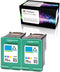 Refilled HP 75XL Ink Cartridge Replacement for HP Officejet J6480 Photosmart C4400 Printers (2 Color)