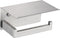 LANC Bathroom Toilet Paper Holder with Shelf, Brushed Nickel Toilet Paper Roll