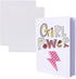 White Hardcover Blank Books for Kids to Write Stories, 8.5x11 Unlined Journals, 3 Pack, 18 Sheets/36 Pages Each