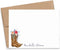 Cowboy Boots Personalized Stationery for Women, Personalized FLAT OR FOLDED Note Cards