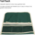 Tufgo Foldable Garden Kneeler Tool Bag with Side Pockets Portable Oxford Cloth Storage Pouch for Outdoor Yard Work
