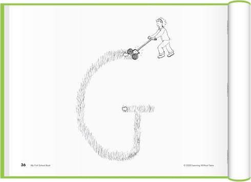 Learning Without Tears My First School Book - Student Activity Workbook, Pre-K, Ages 4+, MFSB-20