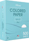 Alitte Colored Paper 500-Sheets - Blue Paper, 8.5 x 11 Colored Printer