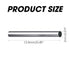 100PCS Metal Dowel Pins, 12.5mm x 2mm Stainless Steel Parallel Pegs for Shelf Support