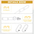 6 110 lbs PATIKIL ft Light Fixture Chain, Lighting Chain Metal Looping Link with Quick Link Screw Lock Connectors Up