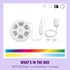 Sunset/Sunrise Preset 50ft WiZ Connected Smart Light Strip, Automation, Modes, Control with Voice or App, Full Color
