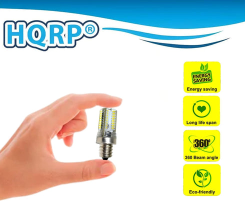 HQRP 120V Dryer Drum LED Light Bulb Cool White, Compatible with Samsung 4713-001199 Replacement