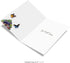 The Best Card Company Big Floral Get Well Soon Card, 8.5 x 11 Inch, Flowers, Feel Better Greeting, Fluttering Words