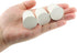 10 Pcs 4# White Solid Rubber Stoppers, Tapered Lab Plugs, Dia. 26mm x Dia. 19mm - Height 28mm