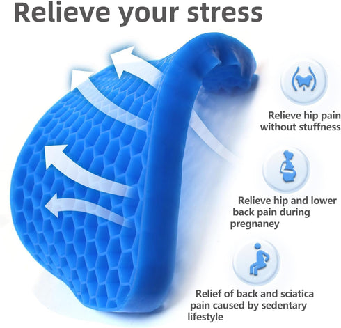 Comfortable Foldable Travel Seat Cushion for Airplane & Office