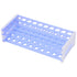 stonylab 3-Tier Detachable Blue Plastic Test Tube Rack, 40-Place Tube Holder Stand for Laboratory Scientific
