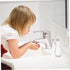 8.8 oz Countertop PRETYZOOM Mouthwash Dispenser with Lid Small Glass Bottle for Bathroom and Kitchen Multi-Purpose